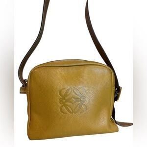 Loewe Brown Camel Amazona Anagram Crossbody Shoulder Bag